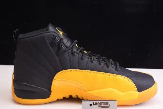 Bmlin Shoes 130690-070 University Retro Black Jordan Air 12 Gold 0508